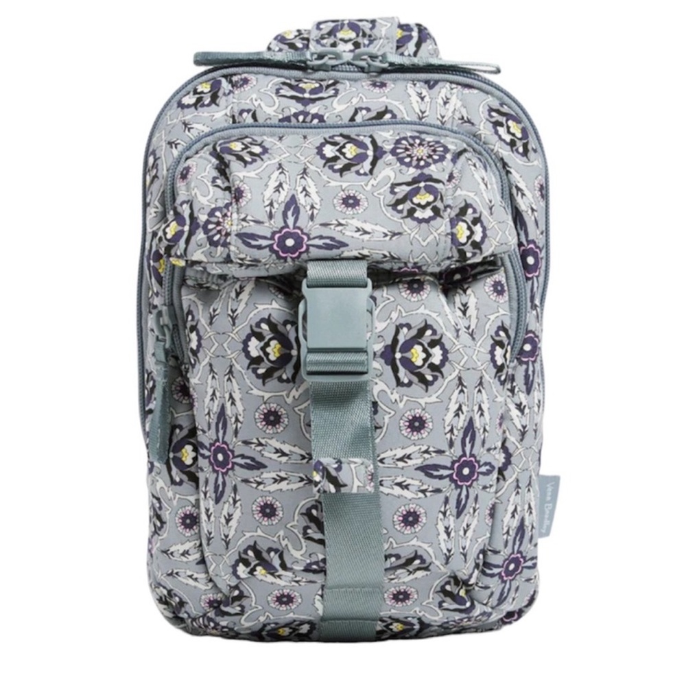 Vera Bradley Utility Sling Backpack Plaza Tile